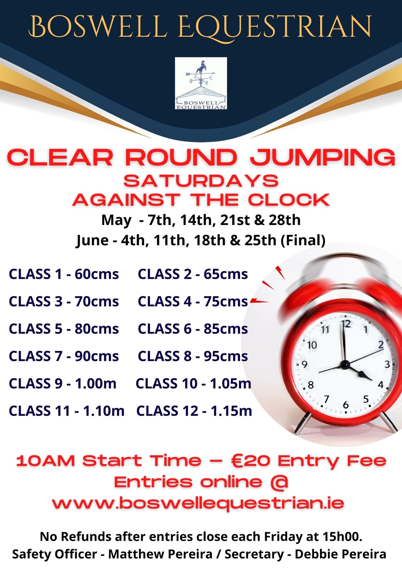 Clear Round Jumping – Against the Clock
