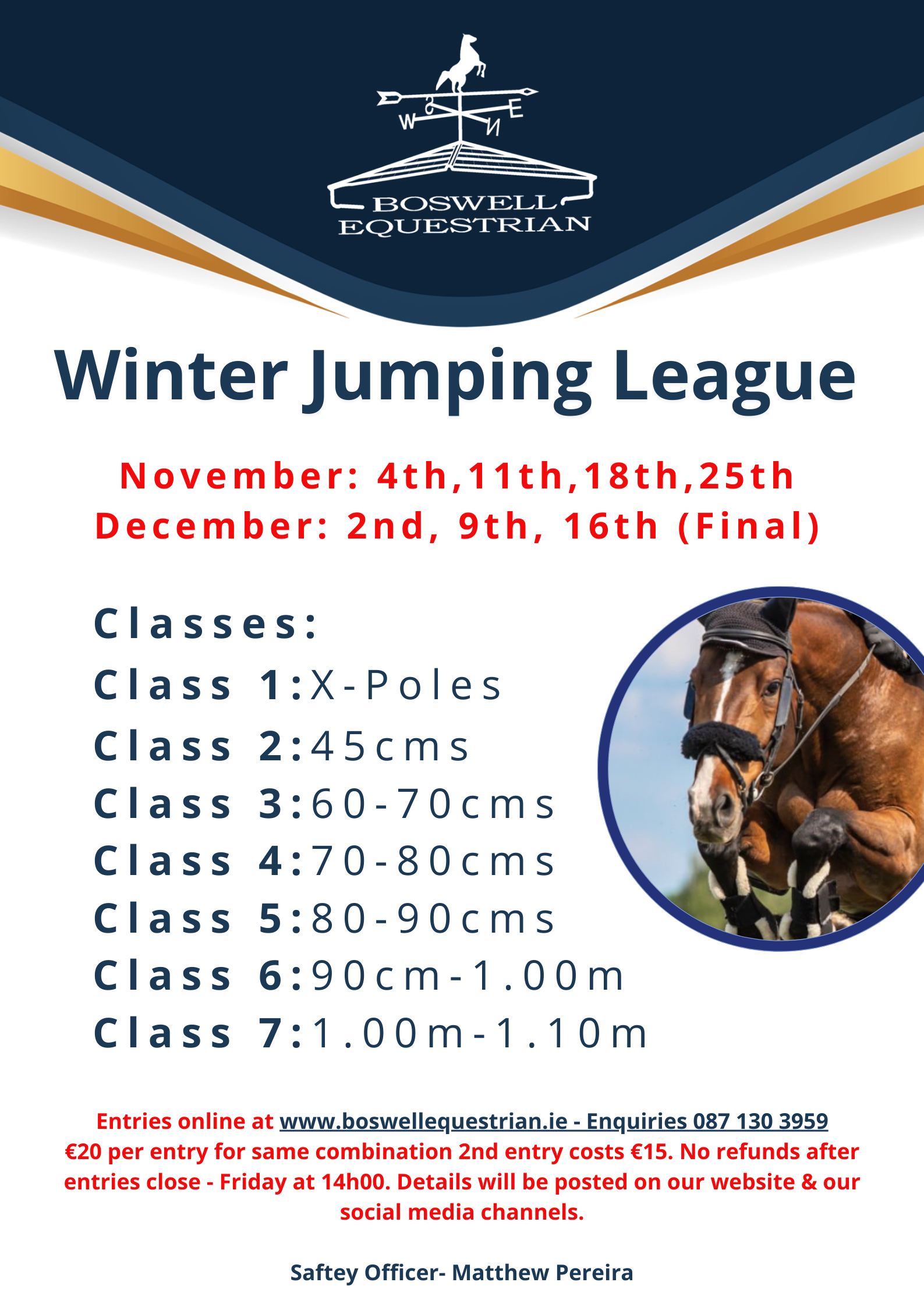 Winter Jumping League at Boswell Equestrian